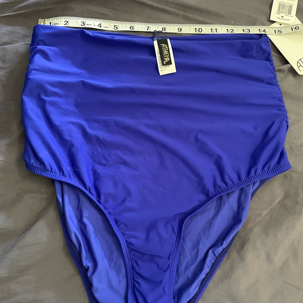 NWT Athena High Rise Bikini Bottom 12